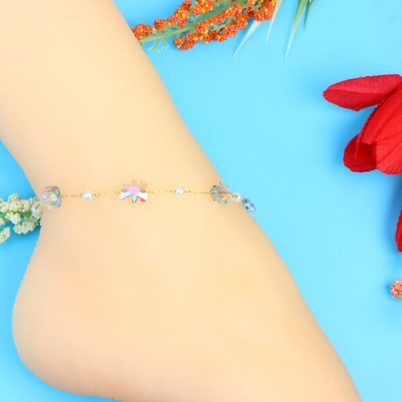 Elegant Handmade Anklet – Perfect for Women & Girls | Ideal Gift Option, DYC1514 - Picture 7 of 8